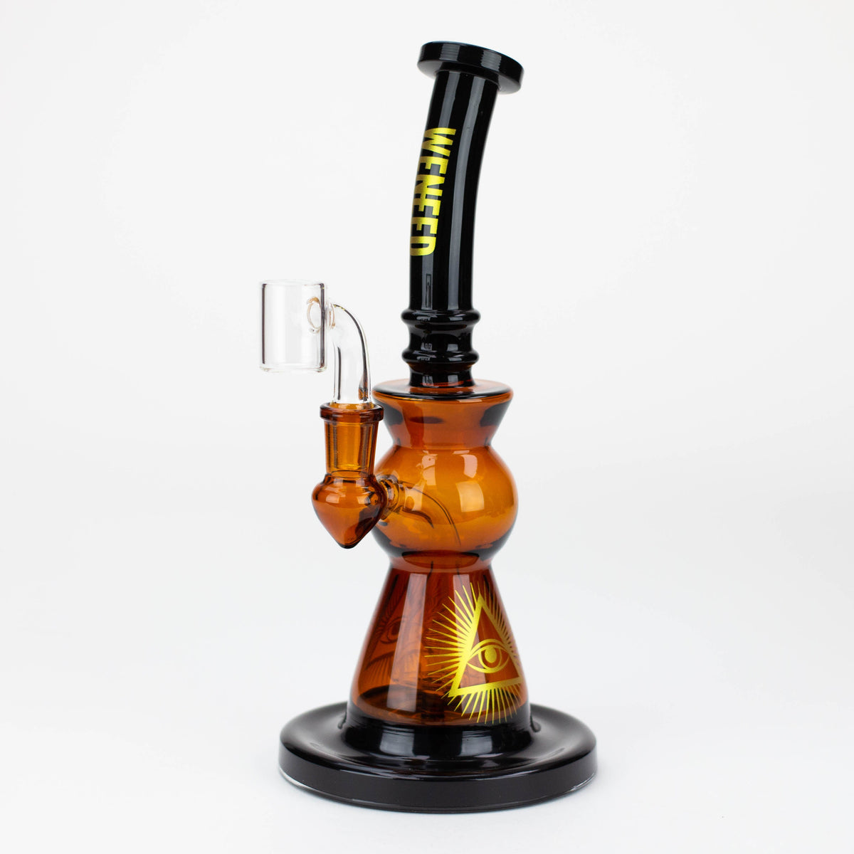 WENEED 10 inch Dark Arc Amber Dab Rig 