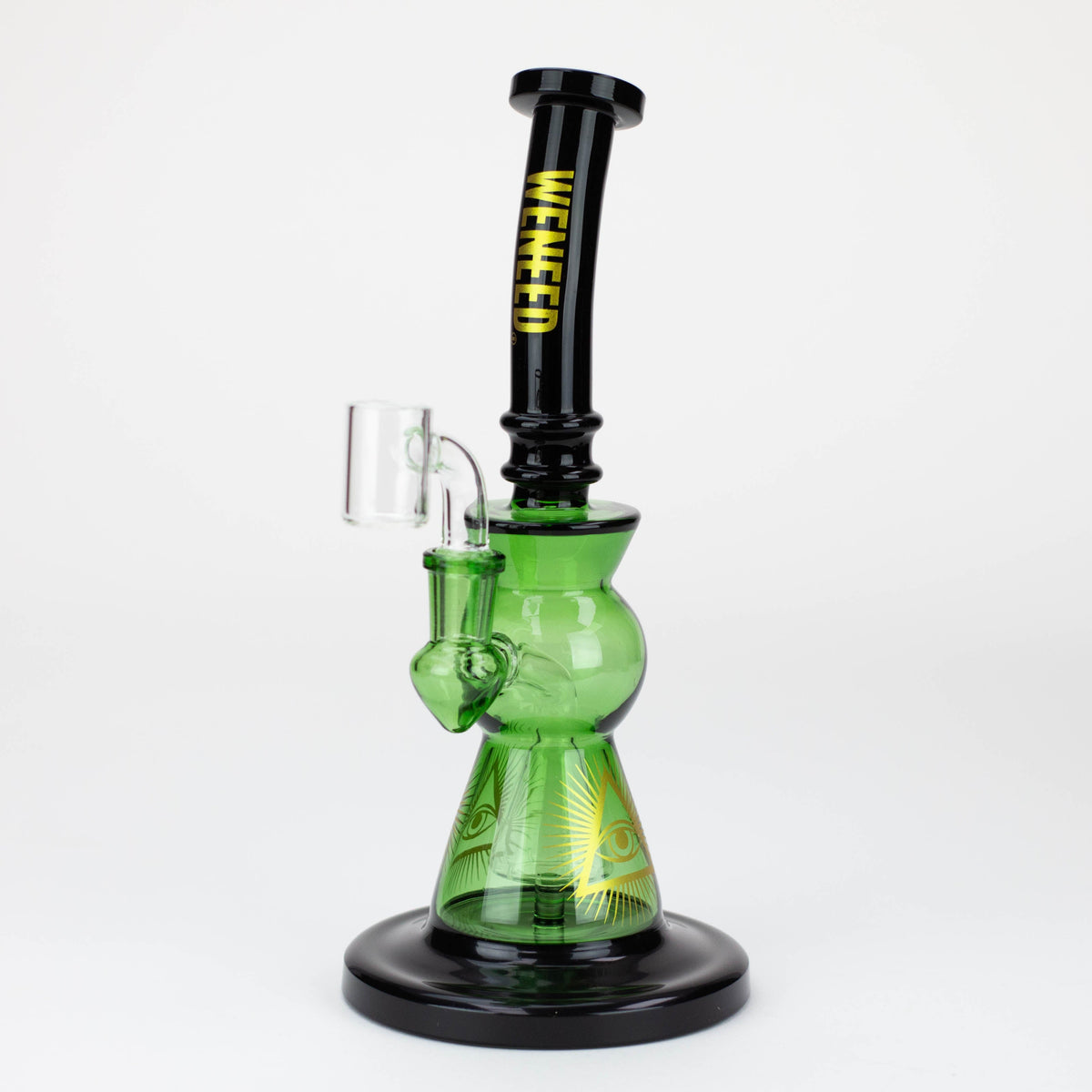 WENEED 10 inch Dark Arc Green Dab Rig 