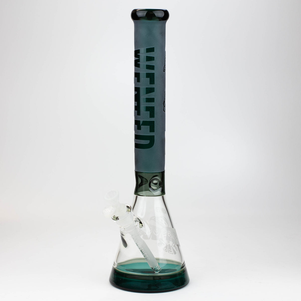 19 Inch Mayan King Green Beaker Bong from WENEED Glass