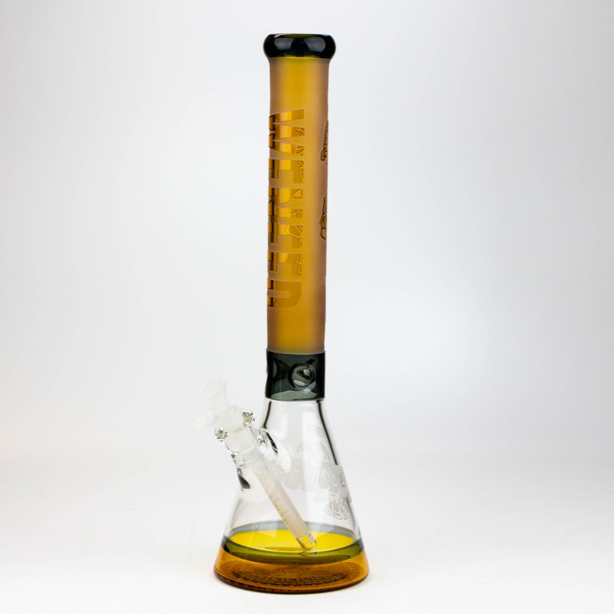 19 Inch Mayan King Yellow Beaker Bong from WENEED Glass