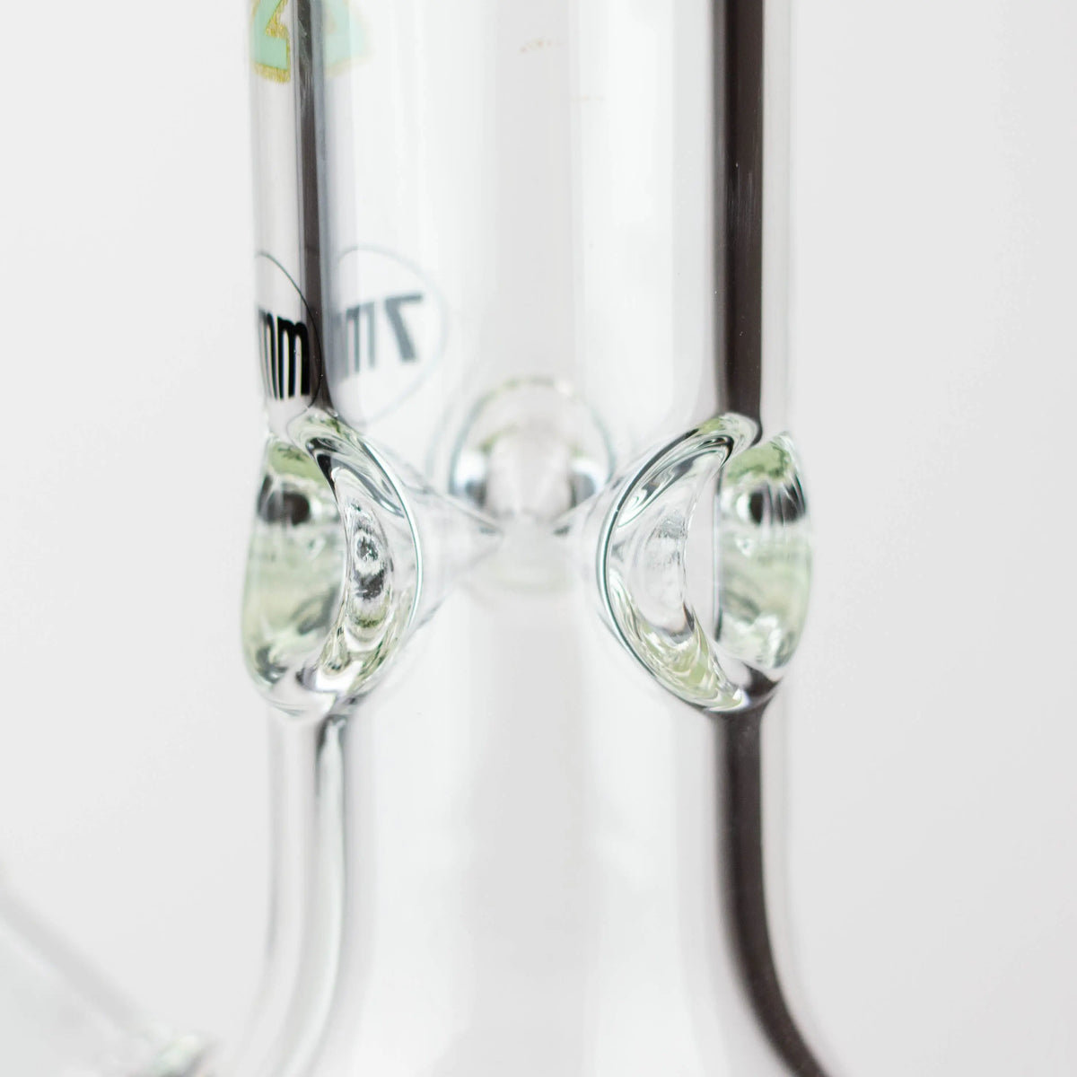 Ice Catcher in the 14 Inch Glass Beaker Bong by Wellcann