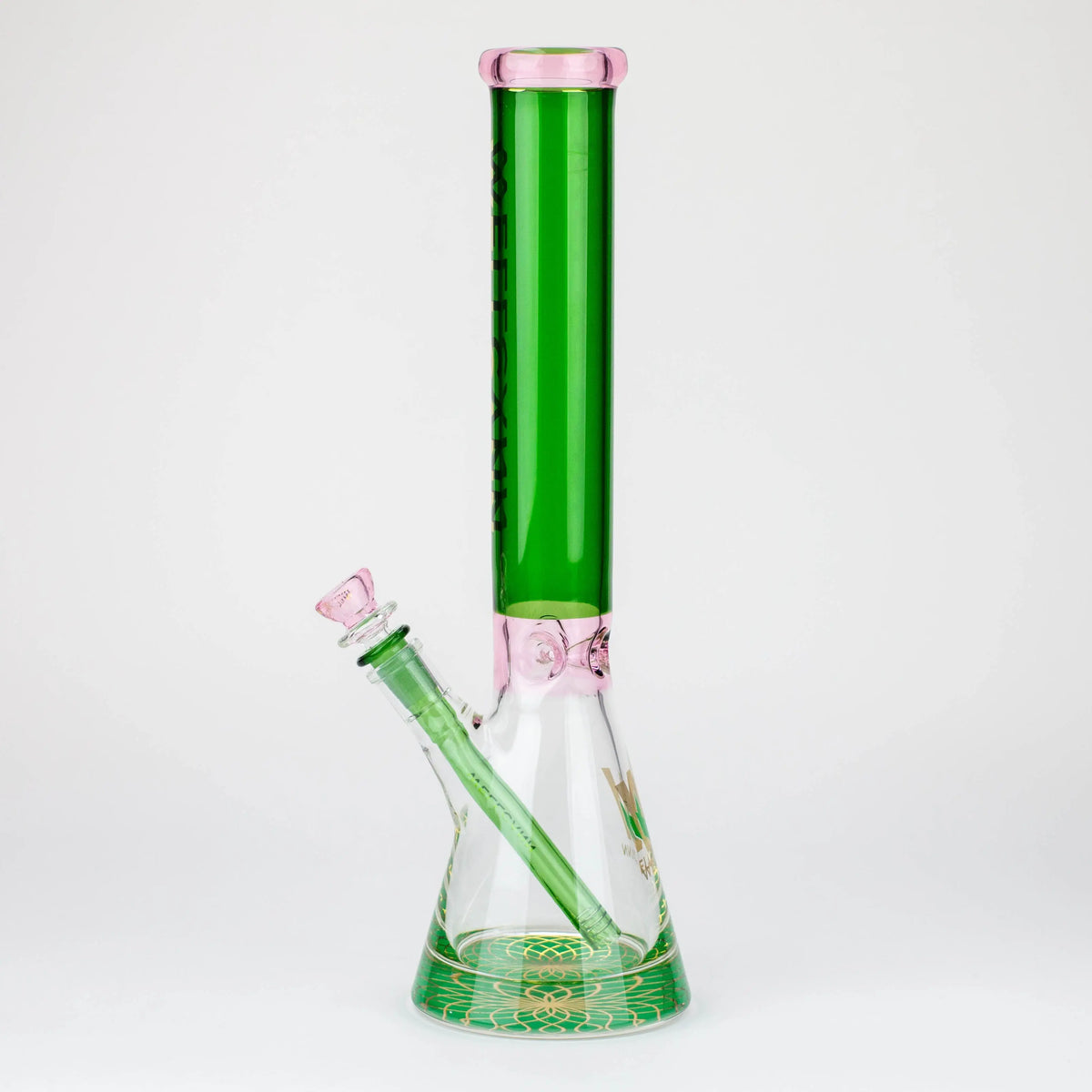 16 Inch Green Colored Beaker Bong in 7mm