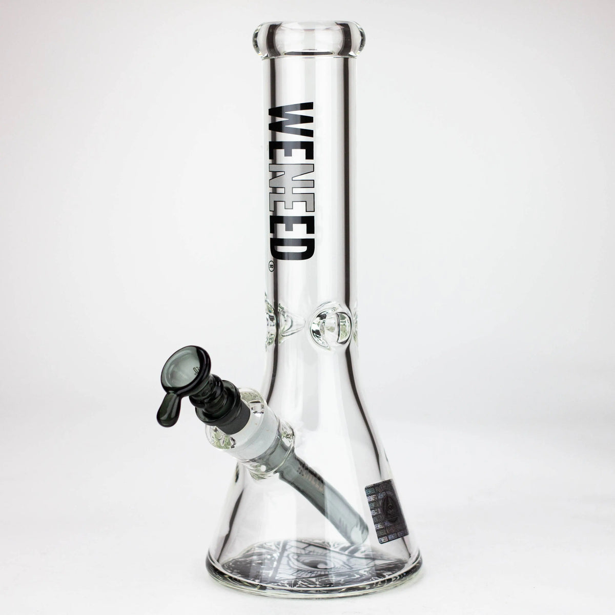 WENEED 12 Inch Animal Kingdom Beaker Bong in Black