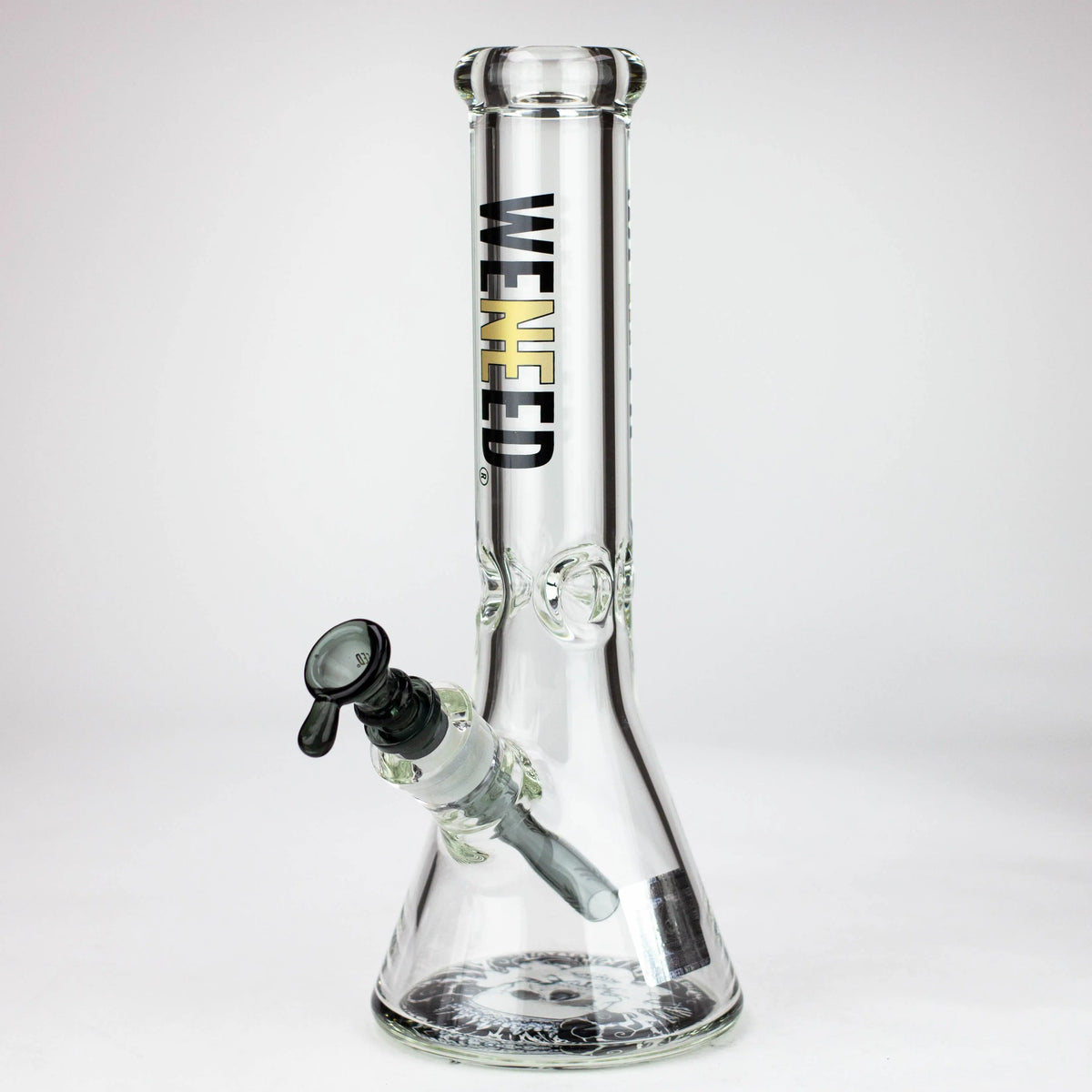 Bulldog Design on the WENEED 12 Inch Animal Kingdom Beaker Bong