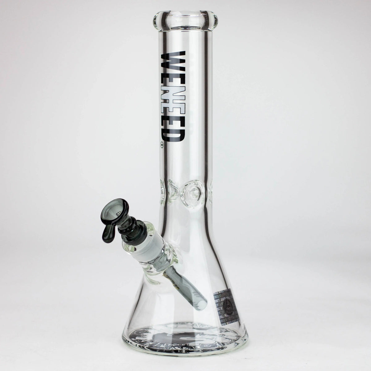 WENEED 12 Inch Animal Kingdom Clear Beaker Bong