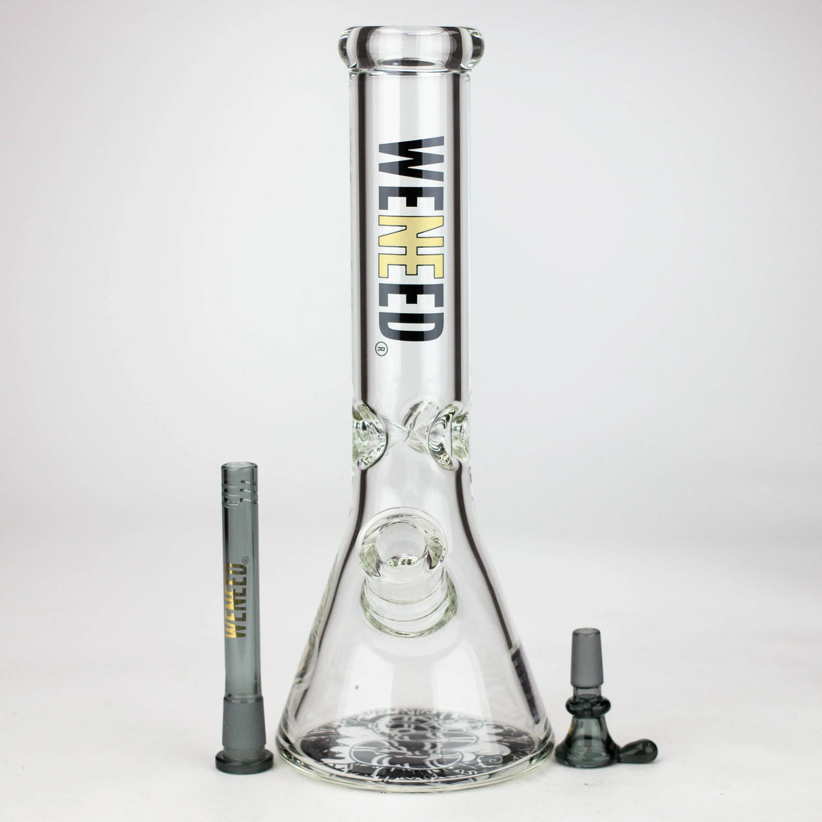 WENEED 12 Inch Animal Kingdom Beaker Bong with bowl piece and downstem