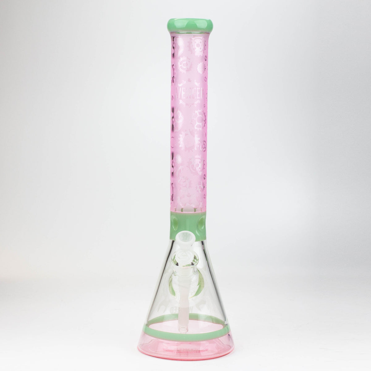 Front View of the WENEED High Gear 19 inch Beaker Bong