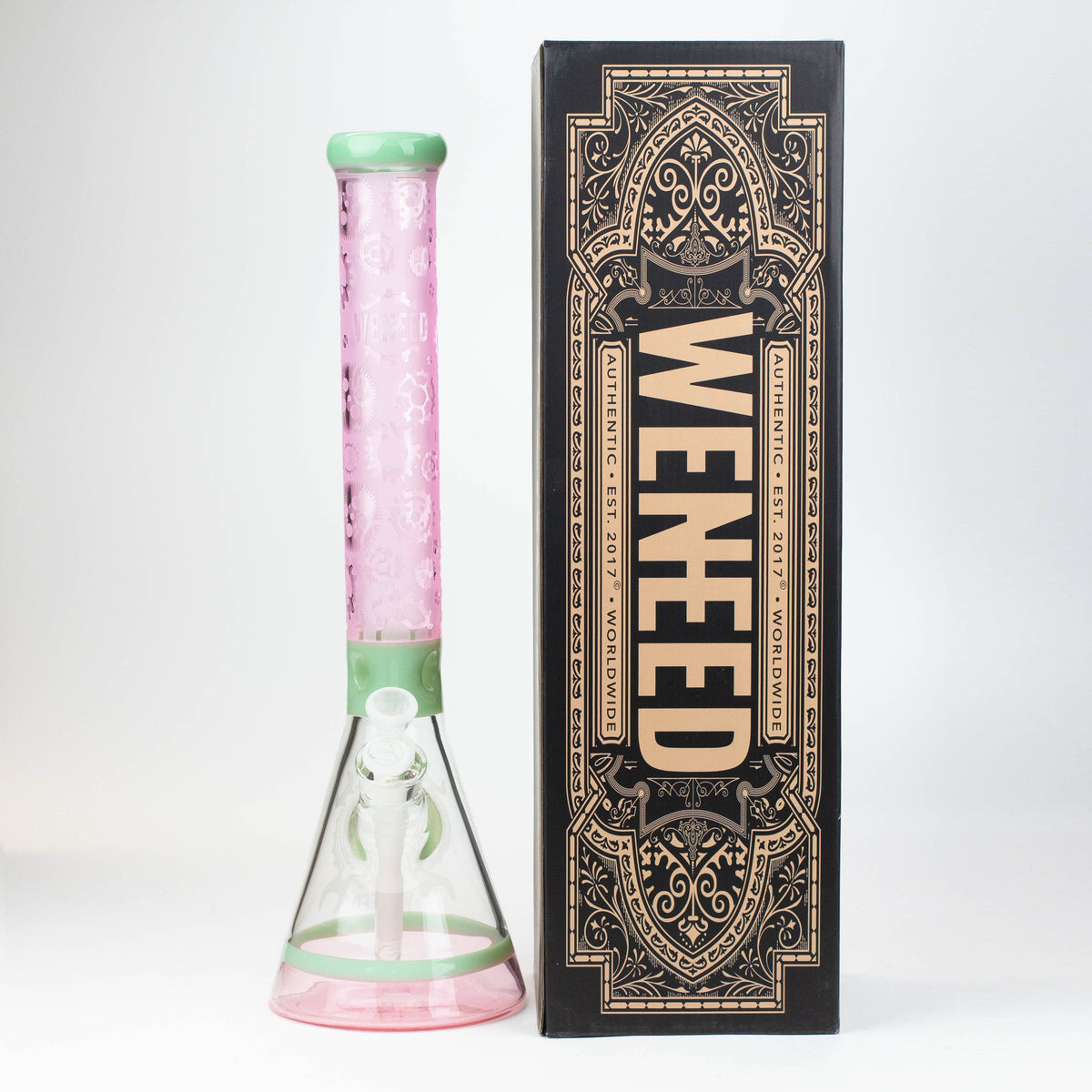 WENEED High Gear 19 inch Beaker Bong with Gift Box