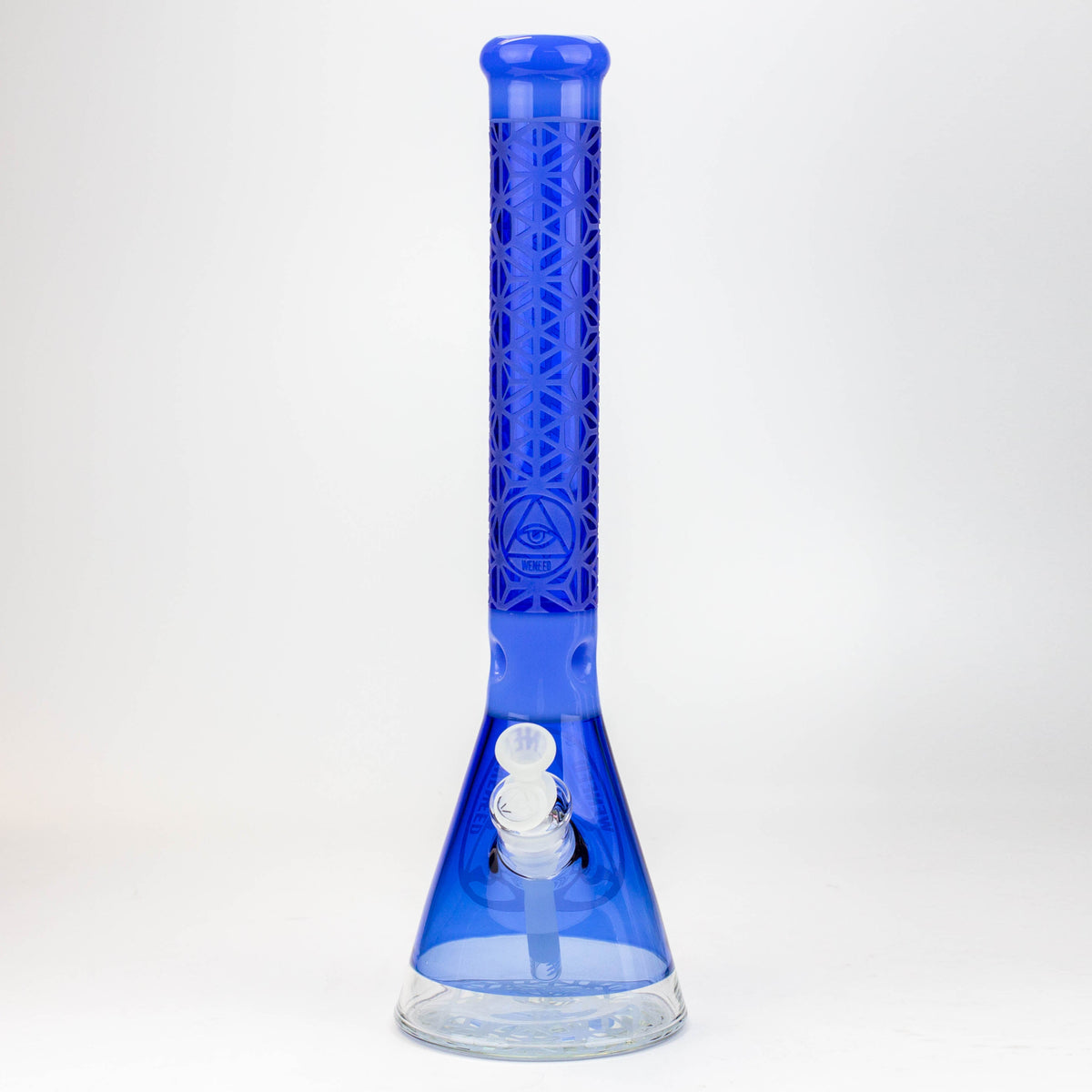 Front View of the WENEED- 18 Inch Lattice Web Beaker Bong 