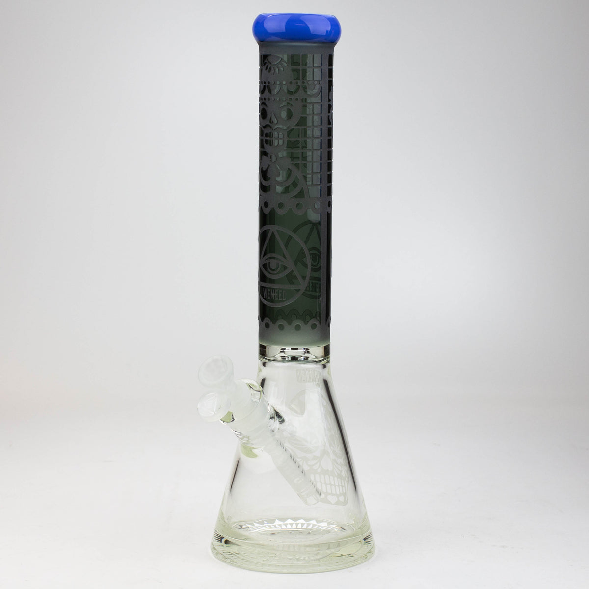 Side View of the Memento Mori WENEED 16 inch Beaker Bong 