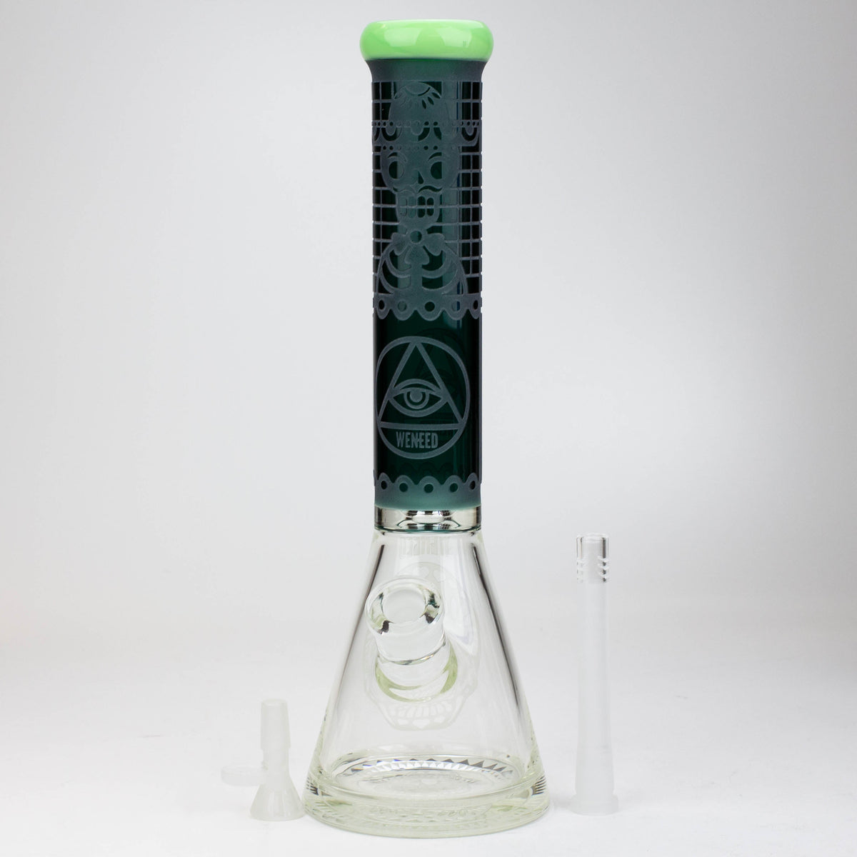 Memento Mori WENEED 16 inch Beaker Bong in Black