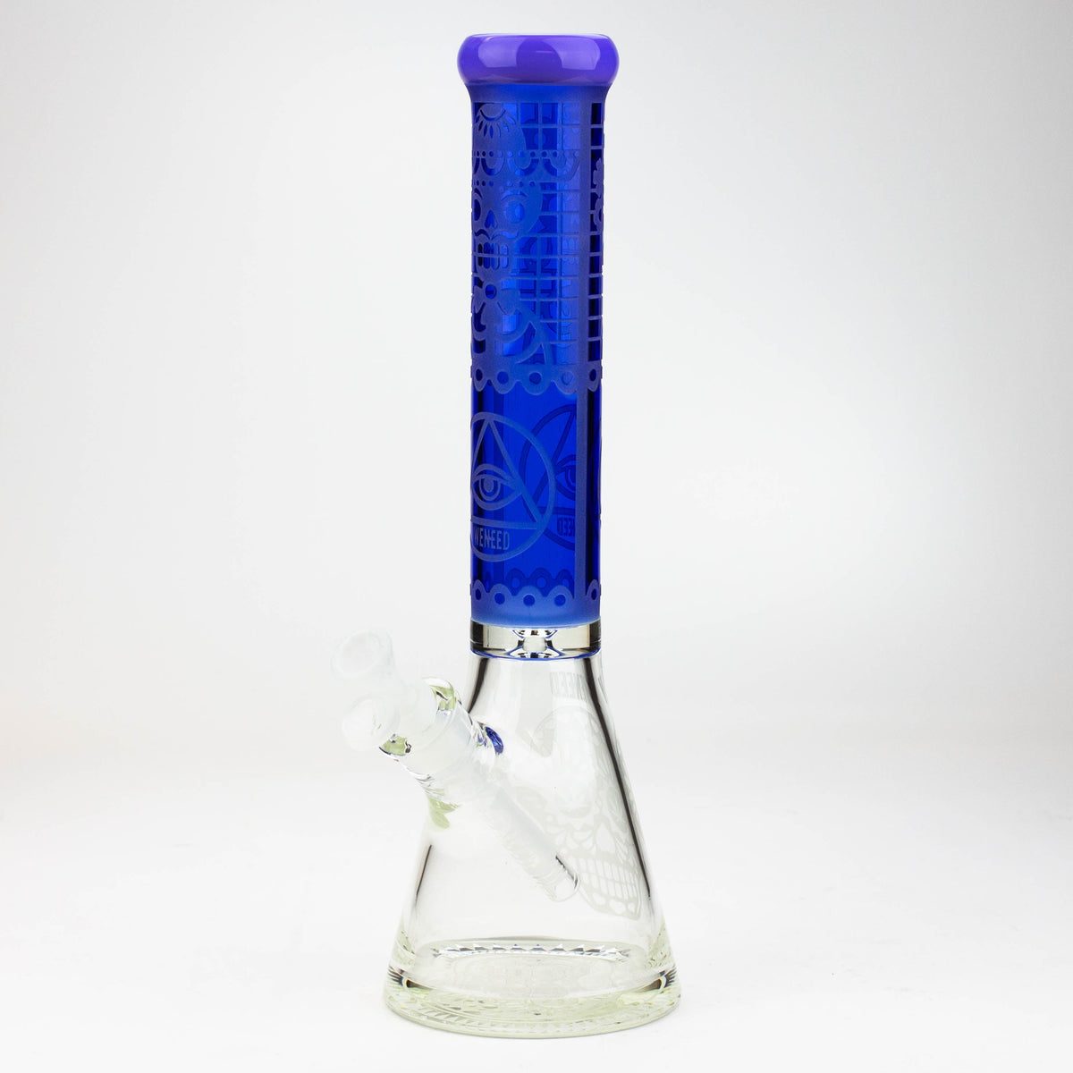 Memento Mori WENEED 16 inch Blue Beaker Bong 