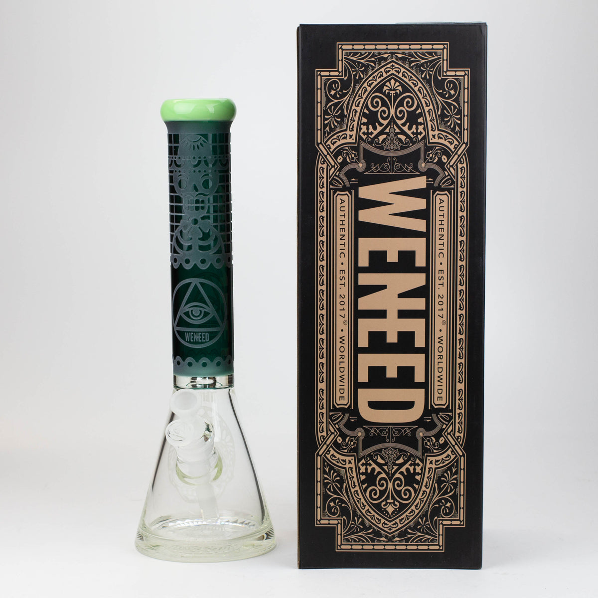 Memento Mori WENEED 16 inch Beaker Bong with Packaging