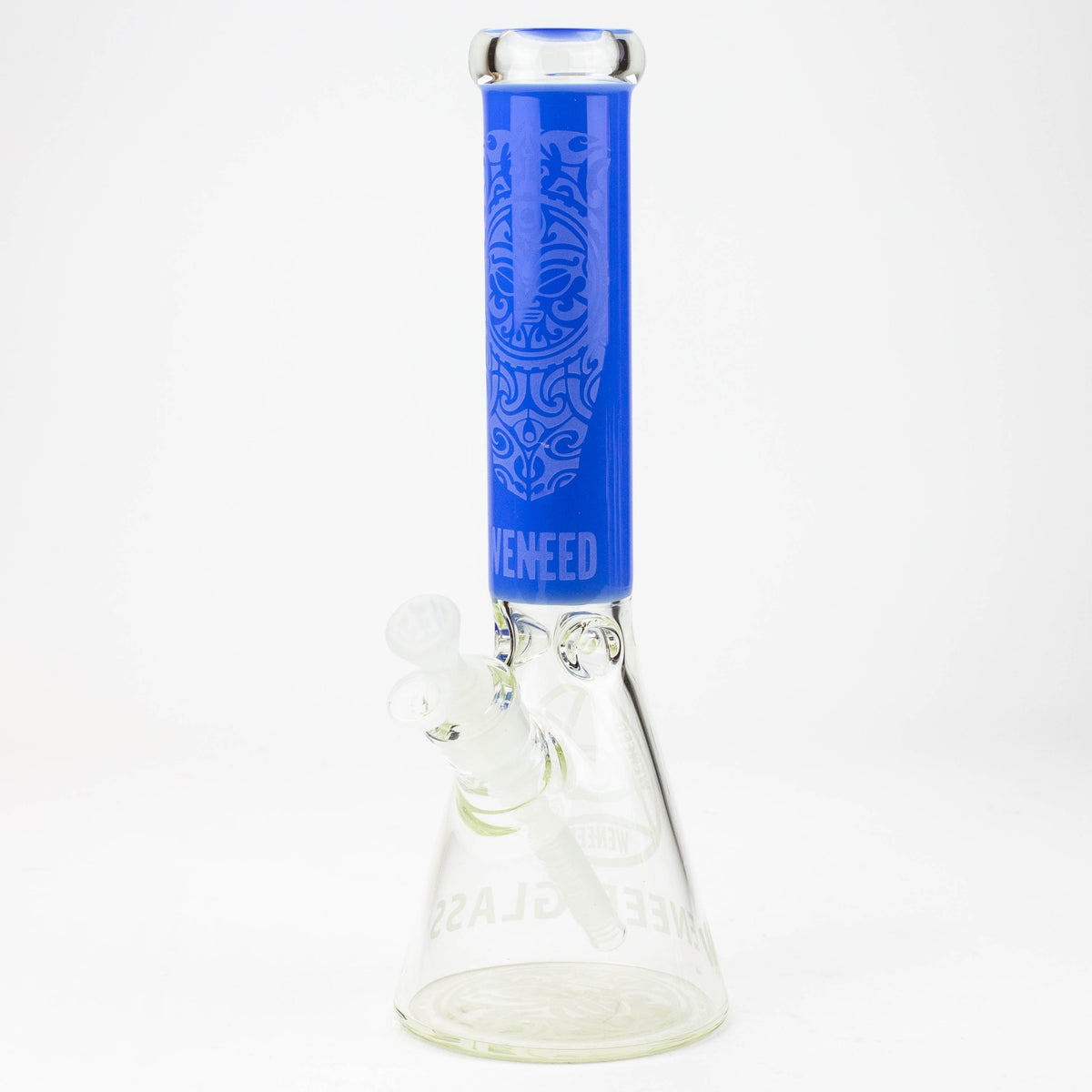 WENEED 14-Inch Sun God Light Blue Beaker Bong