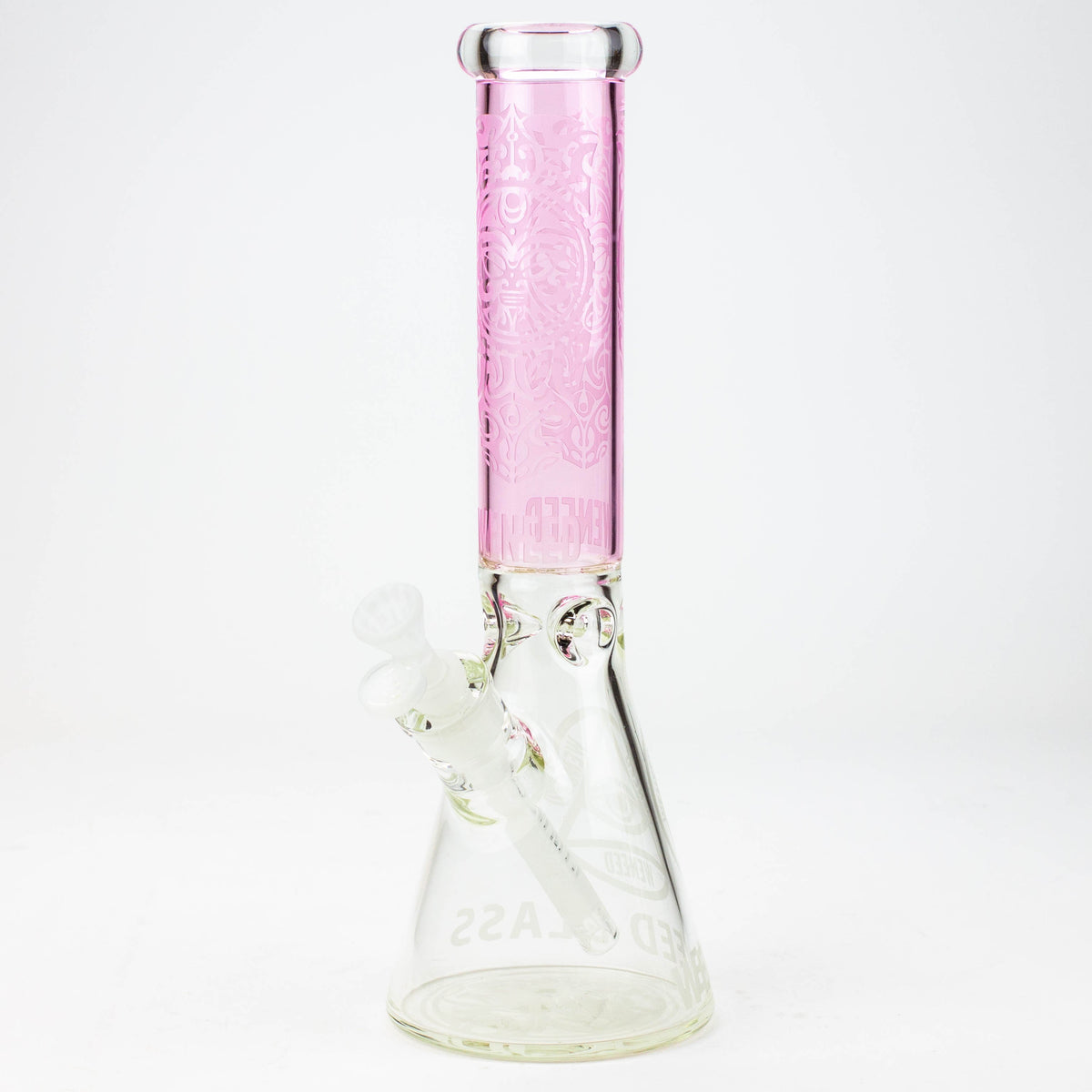 WENEED 14-Inch Sun God Beaker Bong in Pink