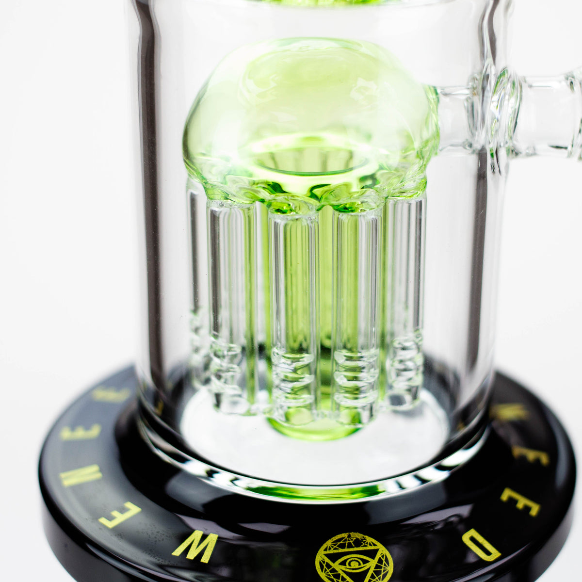 WENEED Base Percolator in the Dark Chamber Tree Perc Dab Rig