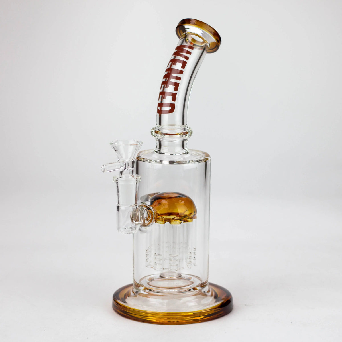 WENEED 10 inch Tree Perc Bong in Amber