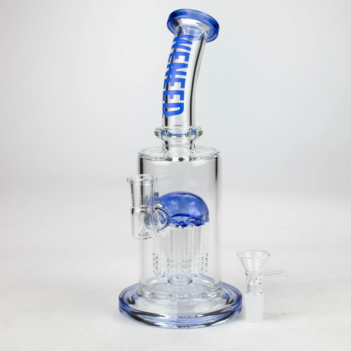 WENEED 10 inch Tree Perc Bong in Blue