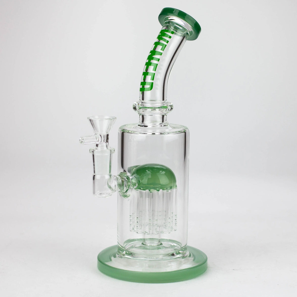 WENEED 10 inch Tree Perc Bong in Green