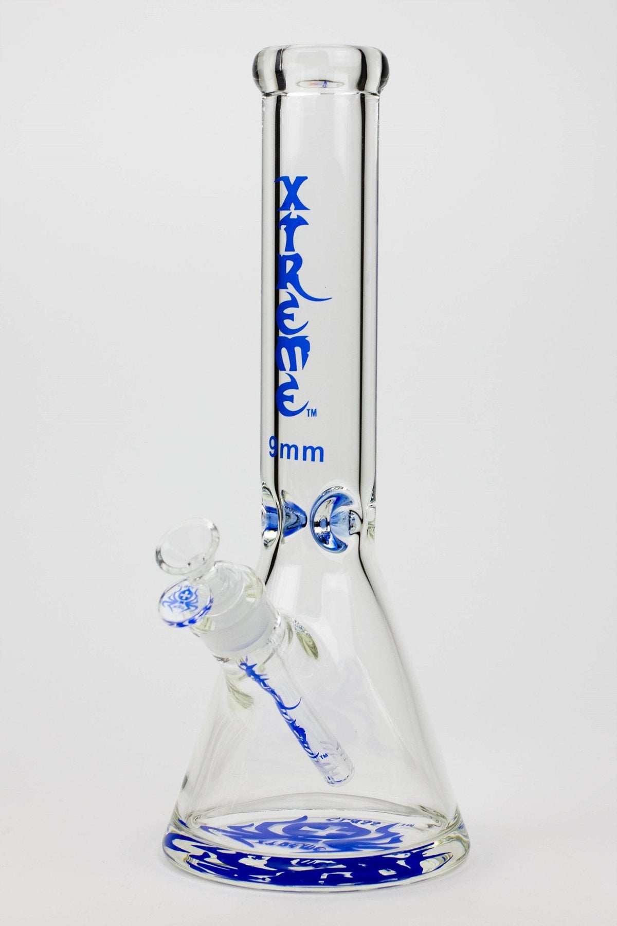 14 Inch Blue Scientific Beaker Bong by XTREME Glass