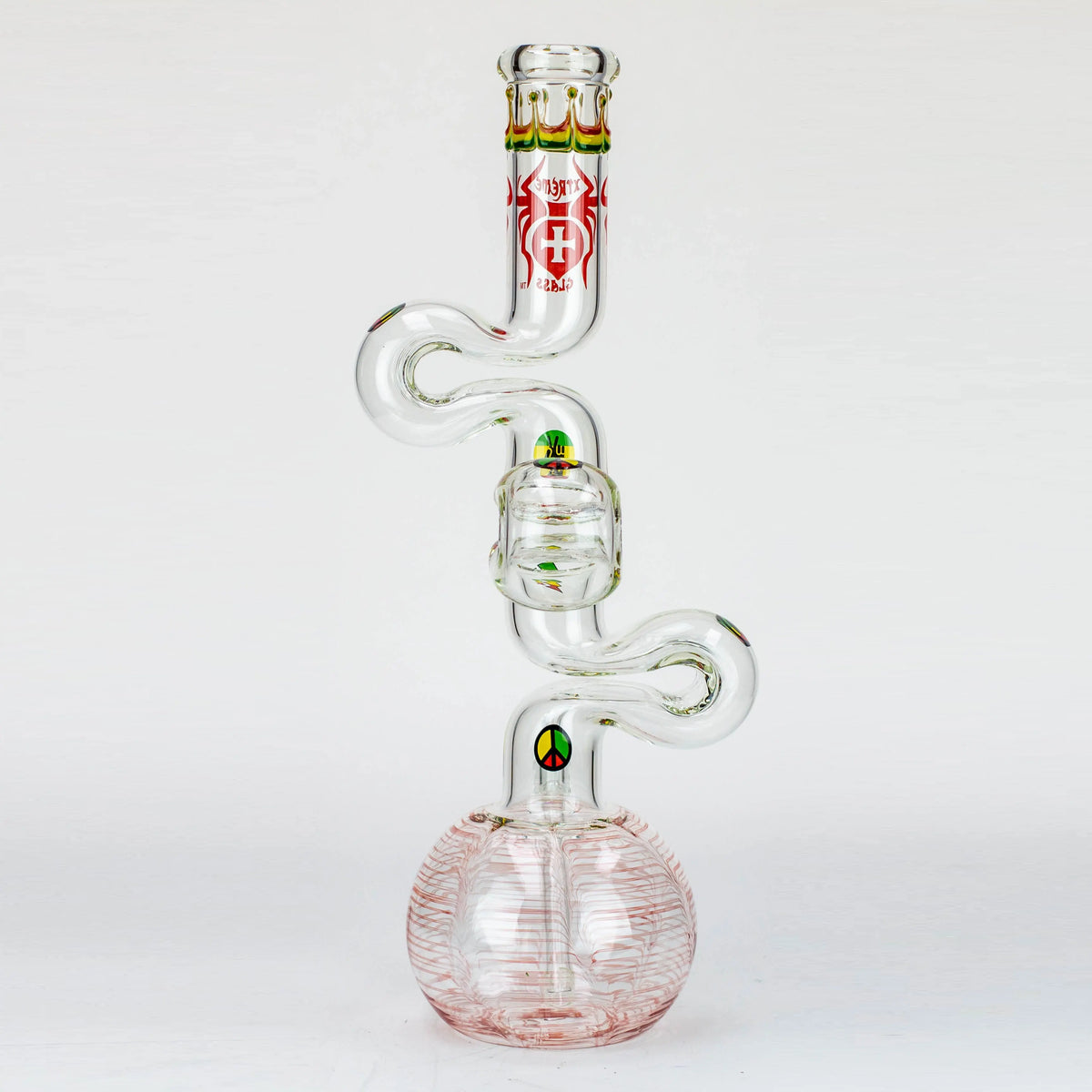 XTREME 20 Inch Kink Zong Beaker Bong with 7mm Borosilicate Glass