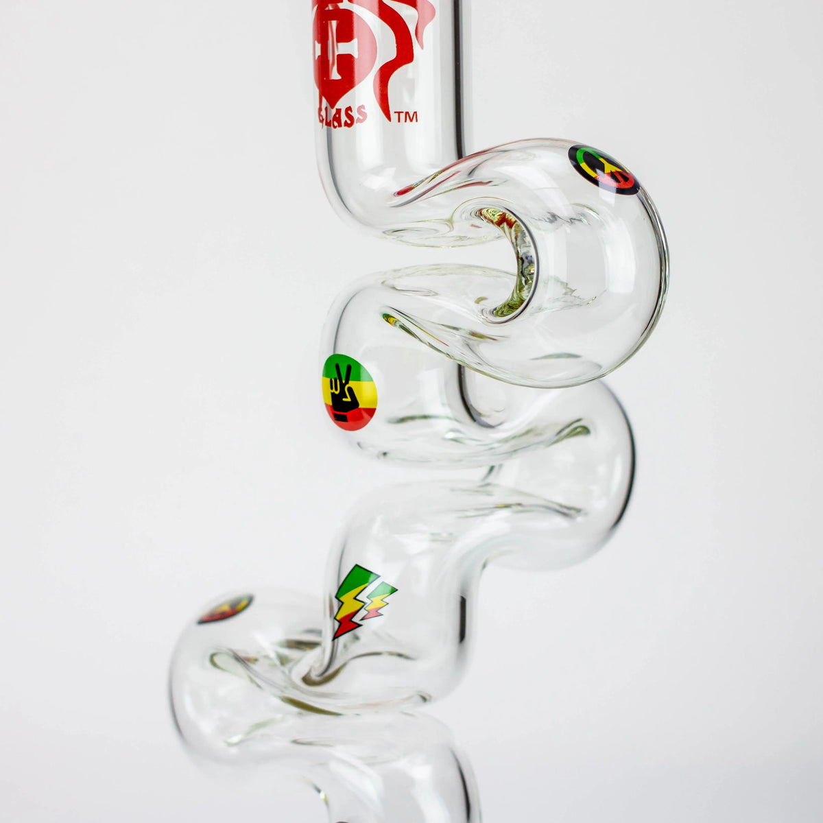 Kink Zong Body Design on the 20 Inch Beaker Bong from XTREME Glass