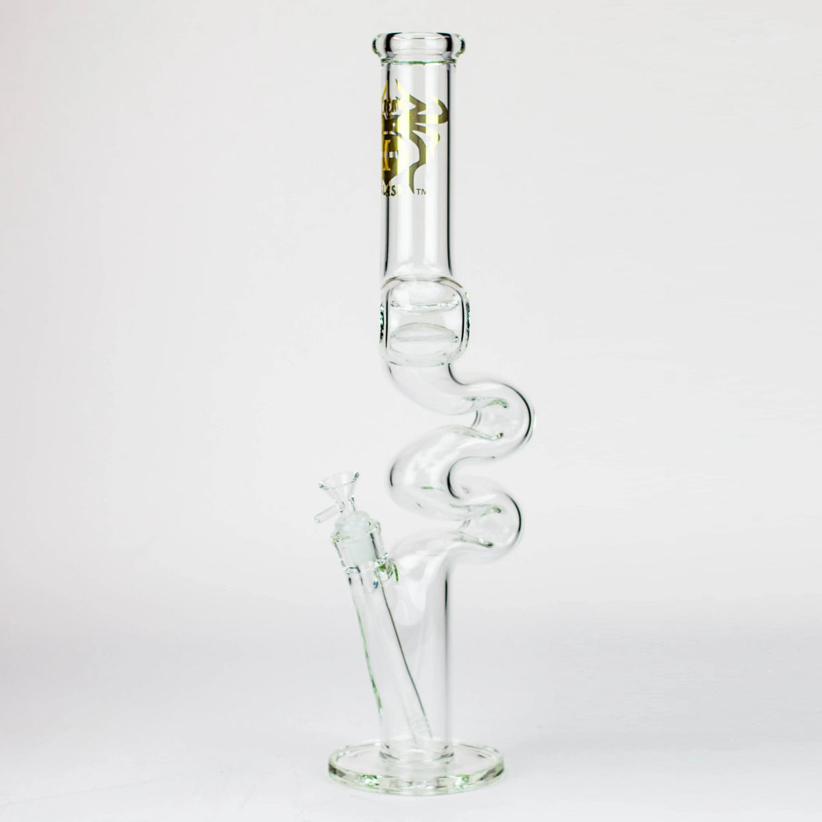 20 Inch Kink Zong Straight Tube Bong from XTREME Glass