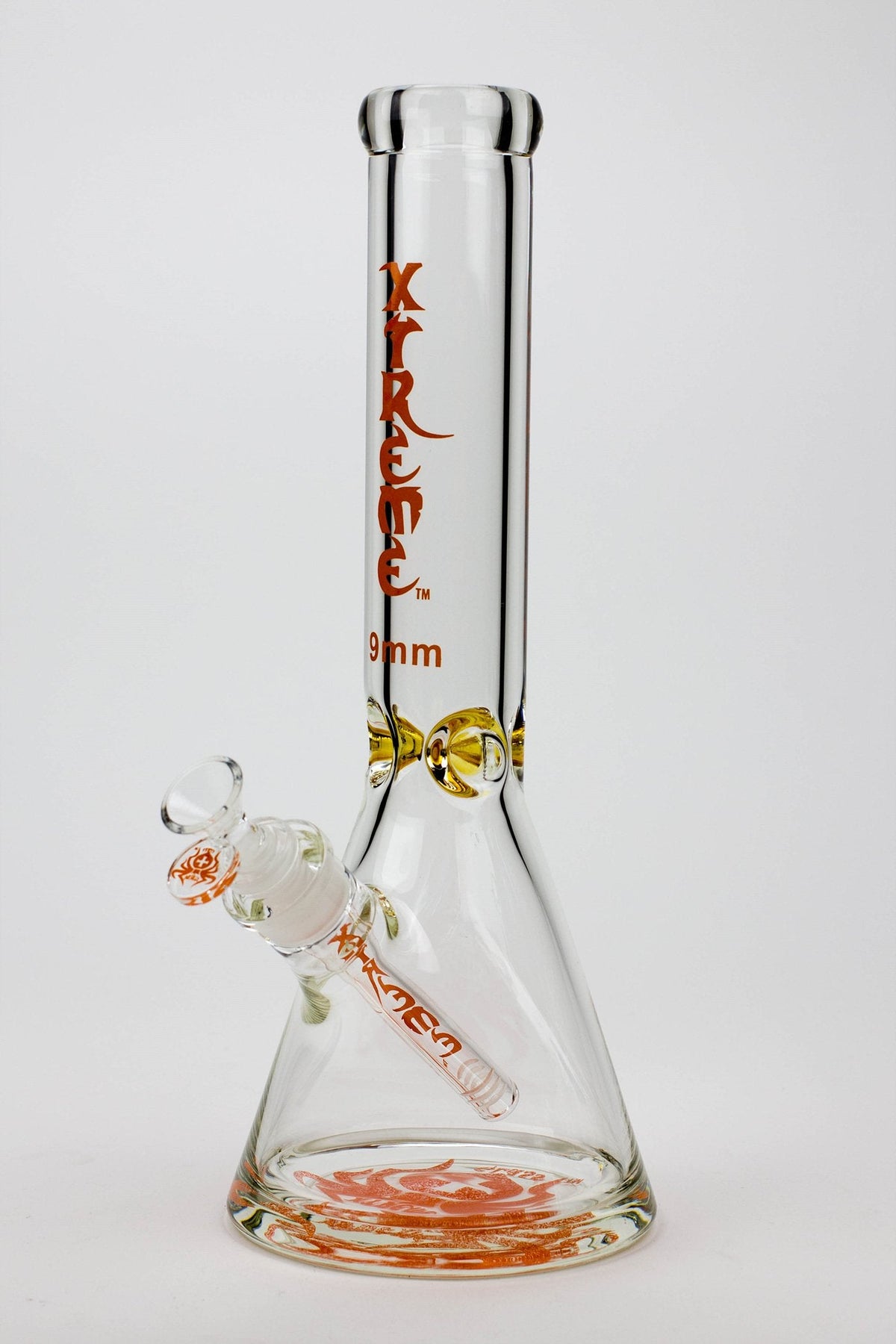 Yellow Scientific Beaker Bong by XTREME Glass